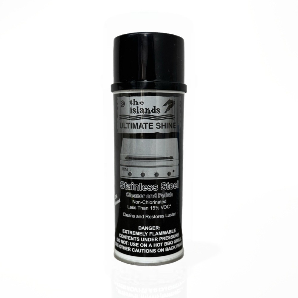The Islands Ultimate Shine - Stainless Steel Cleaner & Polish, 16oz - Case of 12
